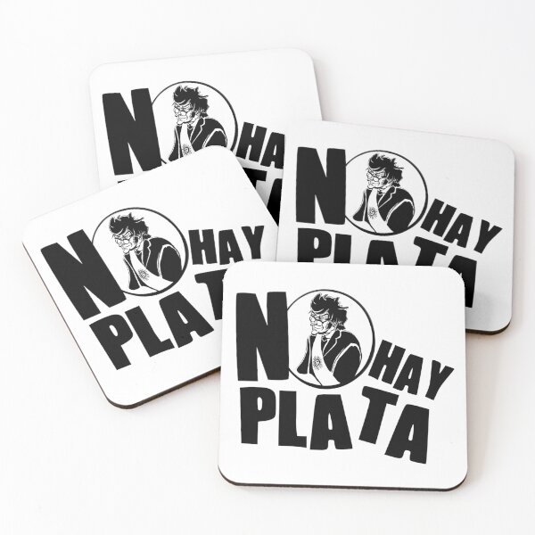 Item preview, Javier Milei "NO HAY PLATA" Black And White designed and sold by MechanicalART.