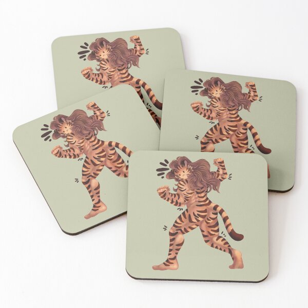 Item preview, buff tiger designed and sold by interro-bang.