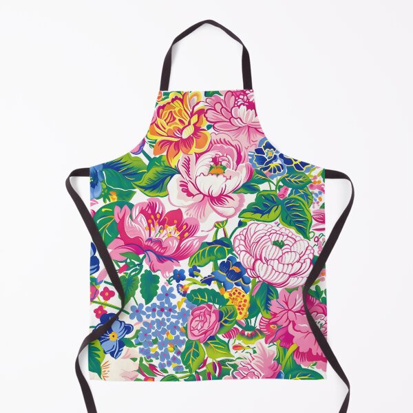 Item preview, Preppy large scale summer flowers designed and sold by SophieClimaArt.