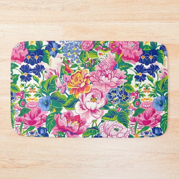 Item preview, Preppy large scale summer flowers designed and sold by SophieClimaArt.