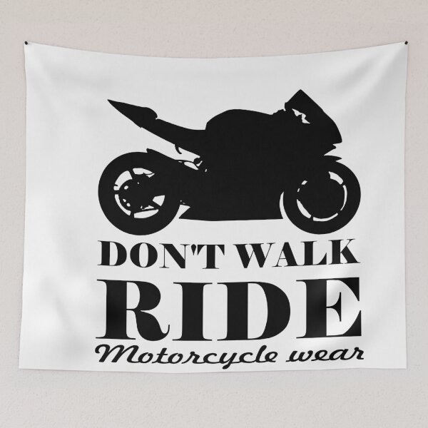 Item preview, Motorcycle Wear, Do not walk Ride, back design  designed and sold by LuizSilva1983.