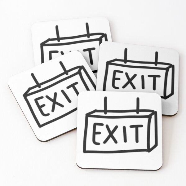 Item preview, Exit designed and sold by StrawberryUnicornCo.