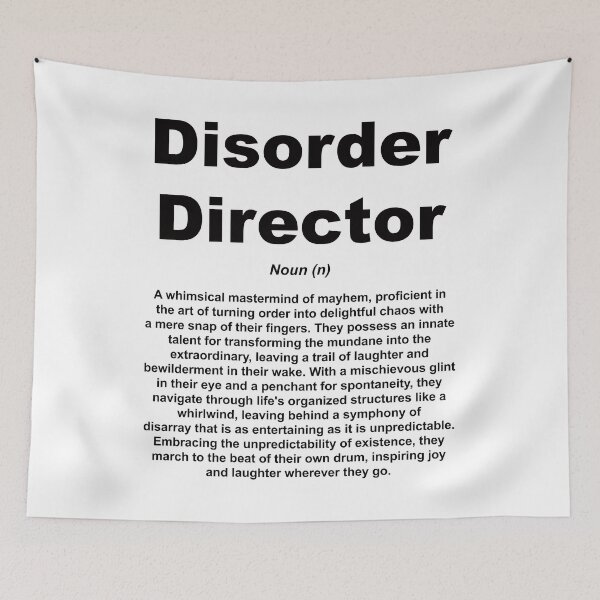 Item preview, Disorder Director designed and sold by OCNau.