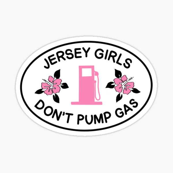 Vista previa del artículo con la obra «Las chicas de Jersey no cargan gasolina», diseñado y vendido por g1cash.