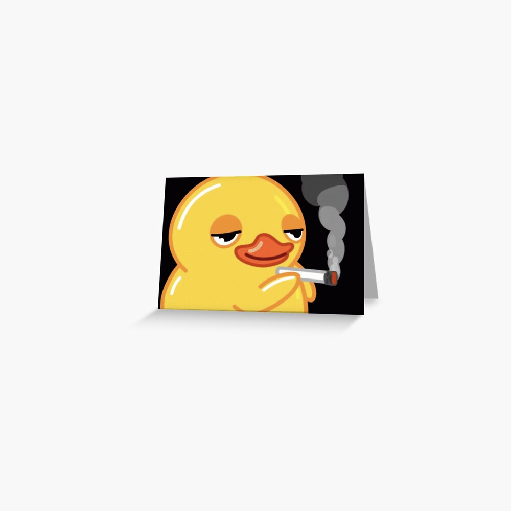 smoking duck gif