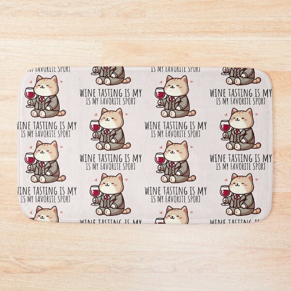 Item preview, Wine Tasting Cat designed and sold by LemuellTrends.