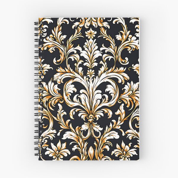 Item preview, Damask Black pattern. designed and sold by NOON tee gallery.