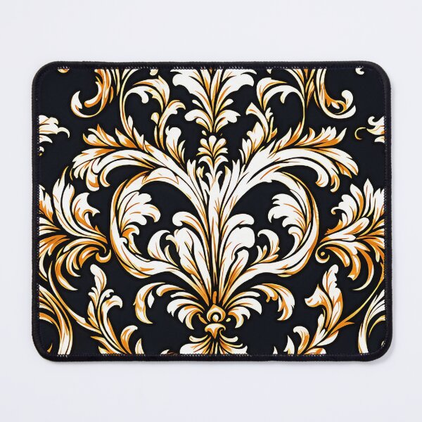 Item preview, Damask Black pattern. designed and sold by NOON tee gallery.