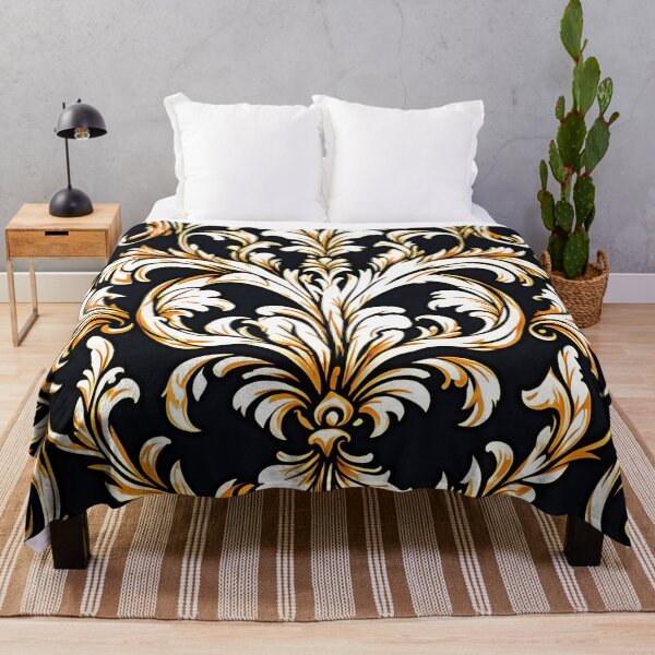Item preview, Damask Black pattern. designed and sold by NOON tee gallery.