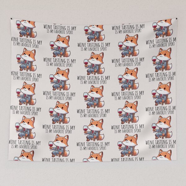 Item preview, Wine Tasting Fox designed and sold by LemuellTrends.