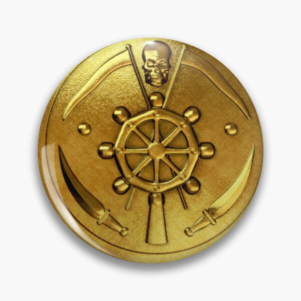 Item preview, Pirate coin sticker designed and sold by jckali.