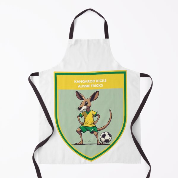 Item preview, Kangaroo Kicks & Aussie Tricks Soccer Player funny Kangaroos designed and sold by lozsart.