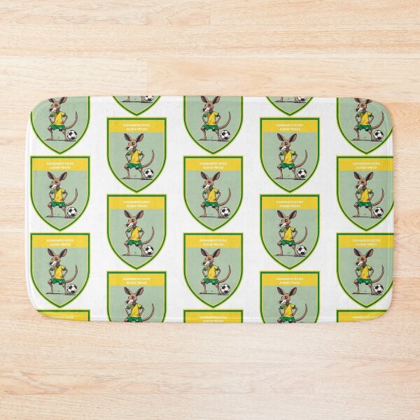 Item preview, Kangaroo Kicks & Aussie Tricks Soccer Player funny Kangaroos designed and sold by lozsart.