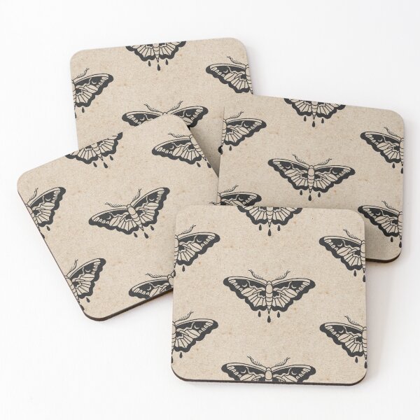 Item preview, Goth moth designed and sold by HannyTattoos.