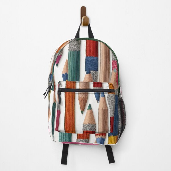 Item preview, mosaic of colored pencils in embroidery style designed and sold by giuliza4.