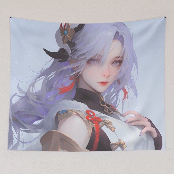 Item preview, Shenhe Cute Anime Girl designed and sold by DGitaldreamgirl.