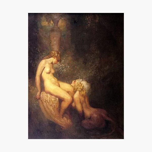 Item preview, The Sphinx - Norman Lyndsey c1930 designed and sold by Arwen-Art.