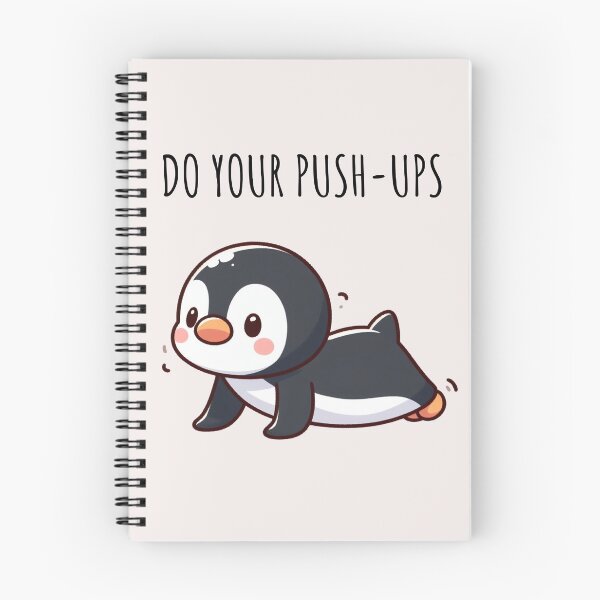 Item preview, Push Ups Penguin designed and sold by LemuellTrends.