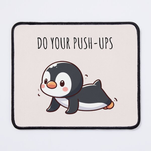 Item preview, Push Ups Penguin designed and sold by LemuellTrends.