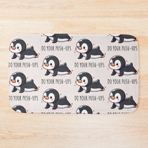 Item preview, Push Ups Penguin designed and sold by LemuellTrends.