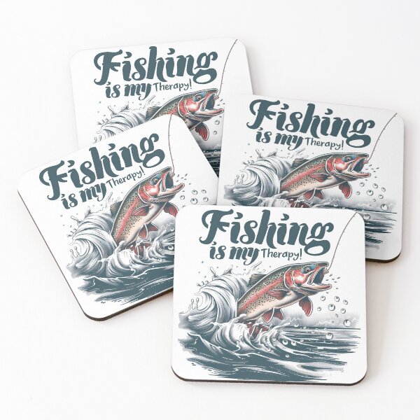 Item preview, Fishing is My Therapy! designed and sold by Pixel-Lair.