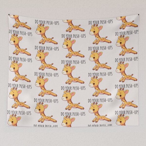 Item preview, Push Ups Giraffe designed and sold by LemuellTrends.