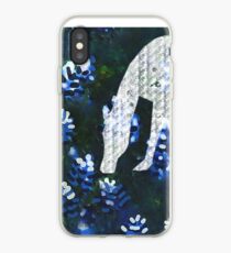 Horsing around blue bonnets iPhone Case