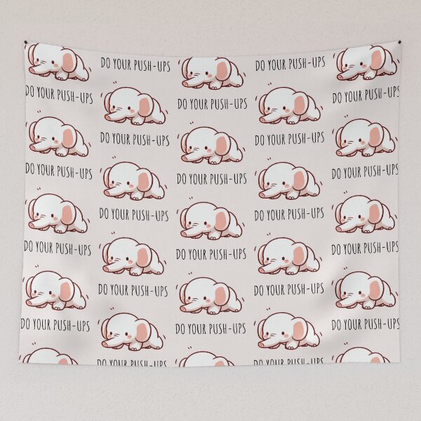 Item preview, Push Ups Elephant designed and sold by LemuellTrends.