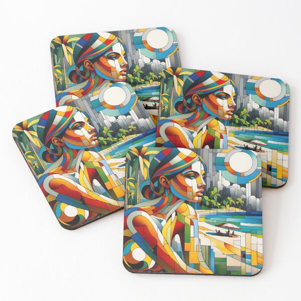 Item preview, Beach Time 6 designed and sold by Kallak-AI-Art.