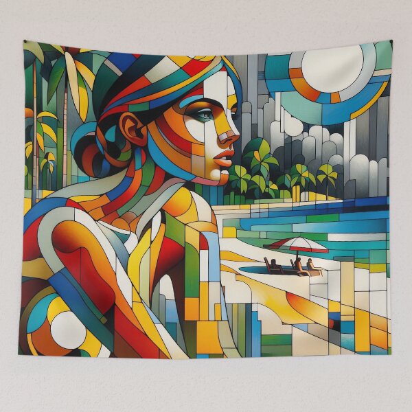 Item preview, Beach Time 6 designed and sold by Kallak-AI-Art.