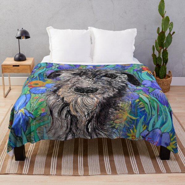 Item preview, Rufus in a bed of flowers designed and sold by printsisters.