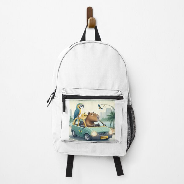 Item preview, Capy Driving Taxi1 designed and sold by Capybara Art Lover.