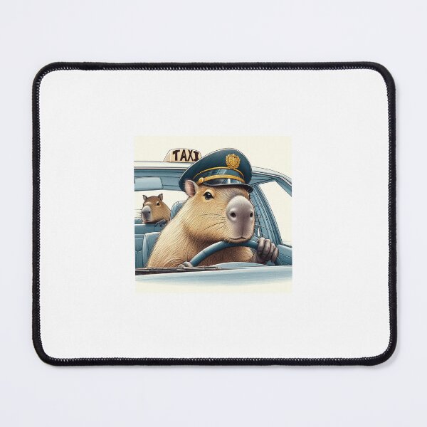 Item preview, Capy Driving Taxi2 designed and sold by Capybara Art Lover.