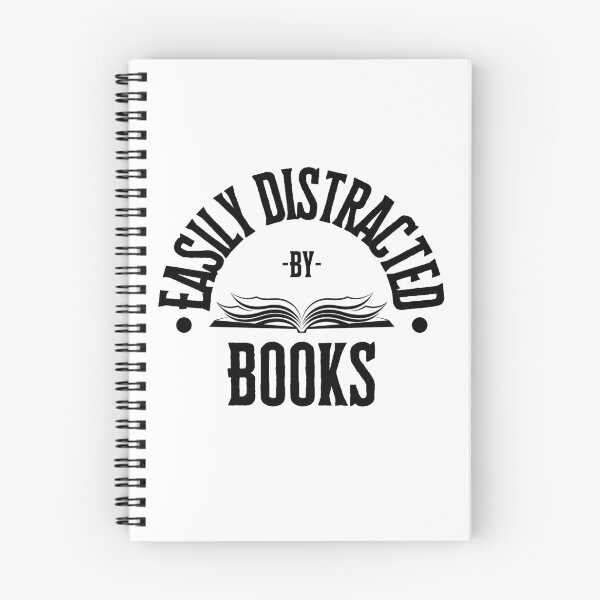 Item preview, Easily Distracted By Books designed and sold by S-Q-Studios.