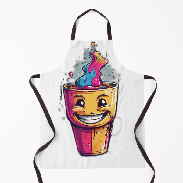 Item preview, 90s Cartoon Ice Cream Coffee Head designed and sold by GreenPeso.