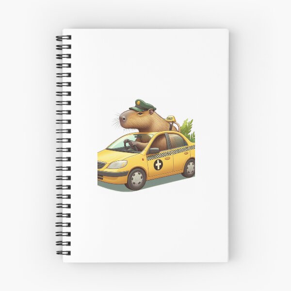 Item preview, Capy Driving Taxi7 designed and sold by Capybara Art Lover.