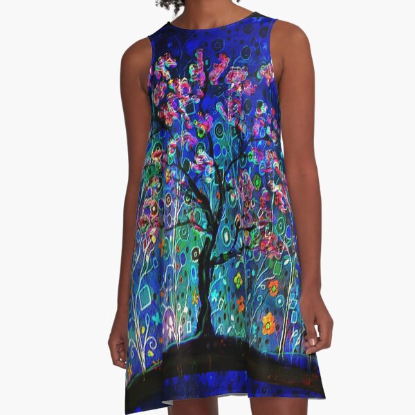 Night Spring A-Line Dress