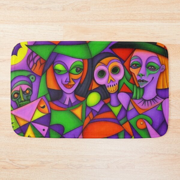 Item preview, Vintage Classic Halloween Witches Gathering designed and sold by TheDarkWardrobe.