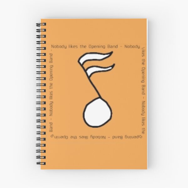 Item preview, Nobody Likes the Opening Band Lyrics designed and sold by VioletsforRoses.