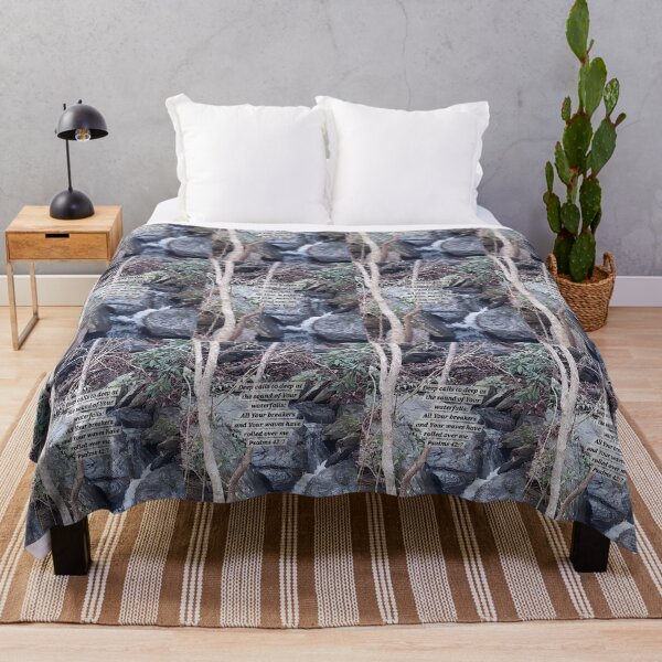 Item preview, Beautiful Waterfall in the Mountains designed and sold by Jaroffaith.