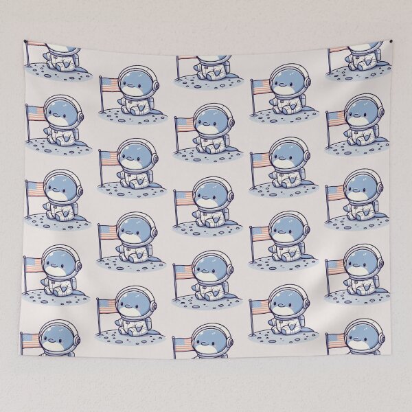 Item preview, The Moon Landing Dolphin designed and sold by LemuellTrends.