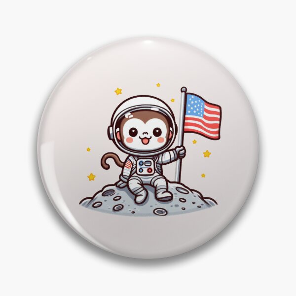 Item preview, The Moon Landing Monkey designed and sold by LemuellTrends.