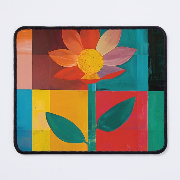 Item preview, Bauhaus Sunflower Blooms - A Colorful Celebration of Spring's Radiant Awakening designed and sold by OlfactoART Studio.