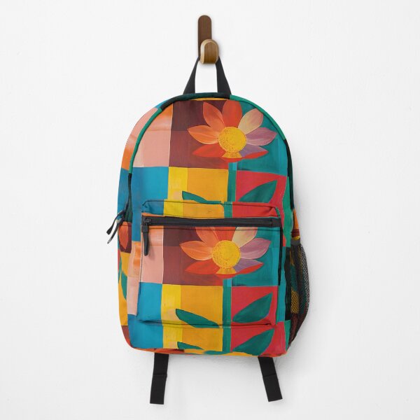 Item preview, Bauhaus Sunflower Blooms - A Colorful Celebration of Spring's Radiant Awakening designed and sold by OlfactoART Studio.