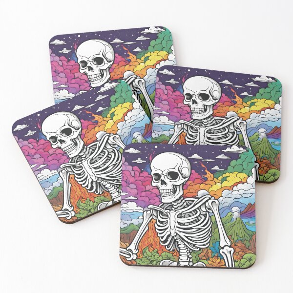 Item preview, Rainbow Cloud Skeleton designed and sold by Ashley's Art Shoppe.