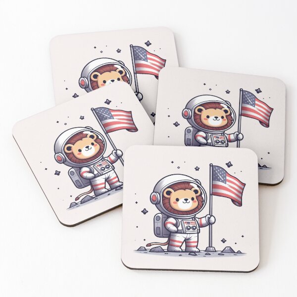 Item preview, The Moon Landing Lion designed and sold by LemuellTrends.
