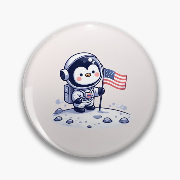 Item preview, The Moon Landing Penguin designed and sold by LemuellTrends.