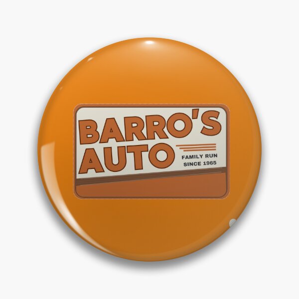 Item preview, Barro's Auto lapel designed and sold by Huntch.