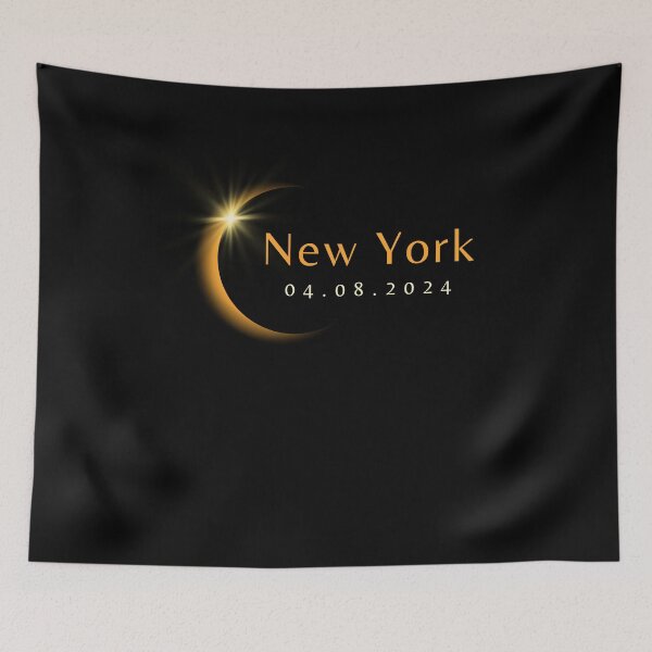 Item preview, 2024 Total Solar Eclipse State New York April 8, 2024 designed and sold by StarByAsem.