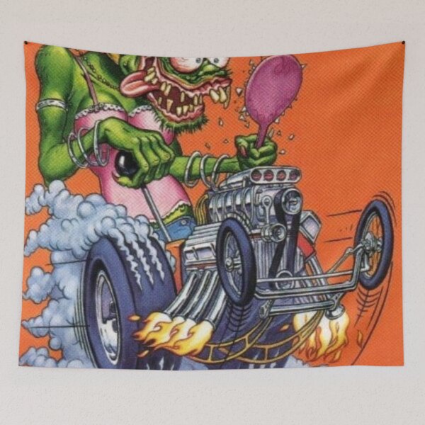 Item preview, Rat Fink 80 Oversized print designed and sold by Mr-Copyright.